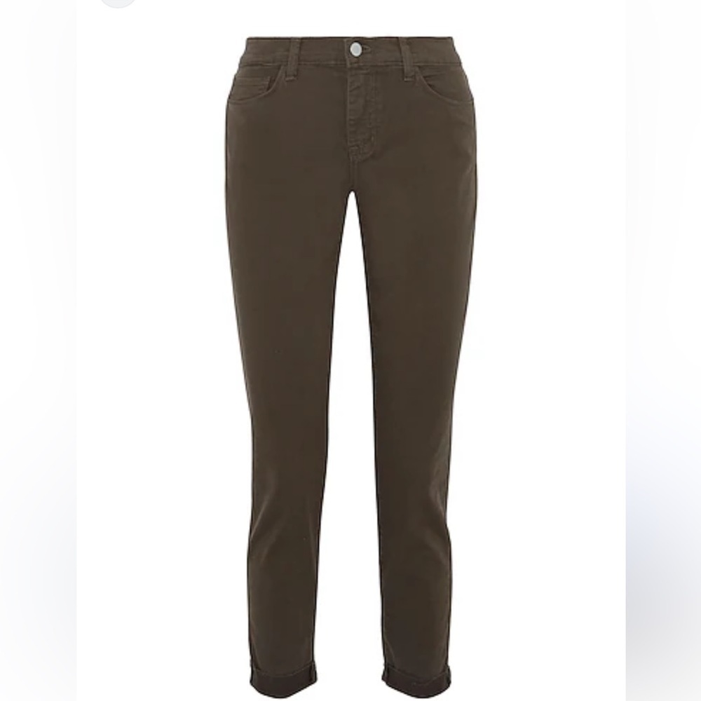L'AGENCE Margot High Rise Skinny Crop Jeans Size 25 military